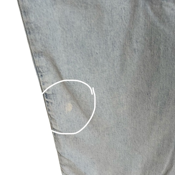 WeWoreWhat x Revolve Utility Cargo Straight Leg Jeans 90s Light Wash Flawed 29 - Picture 7 of 16